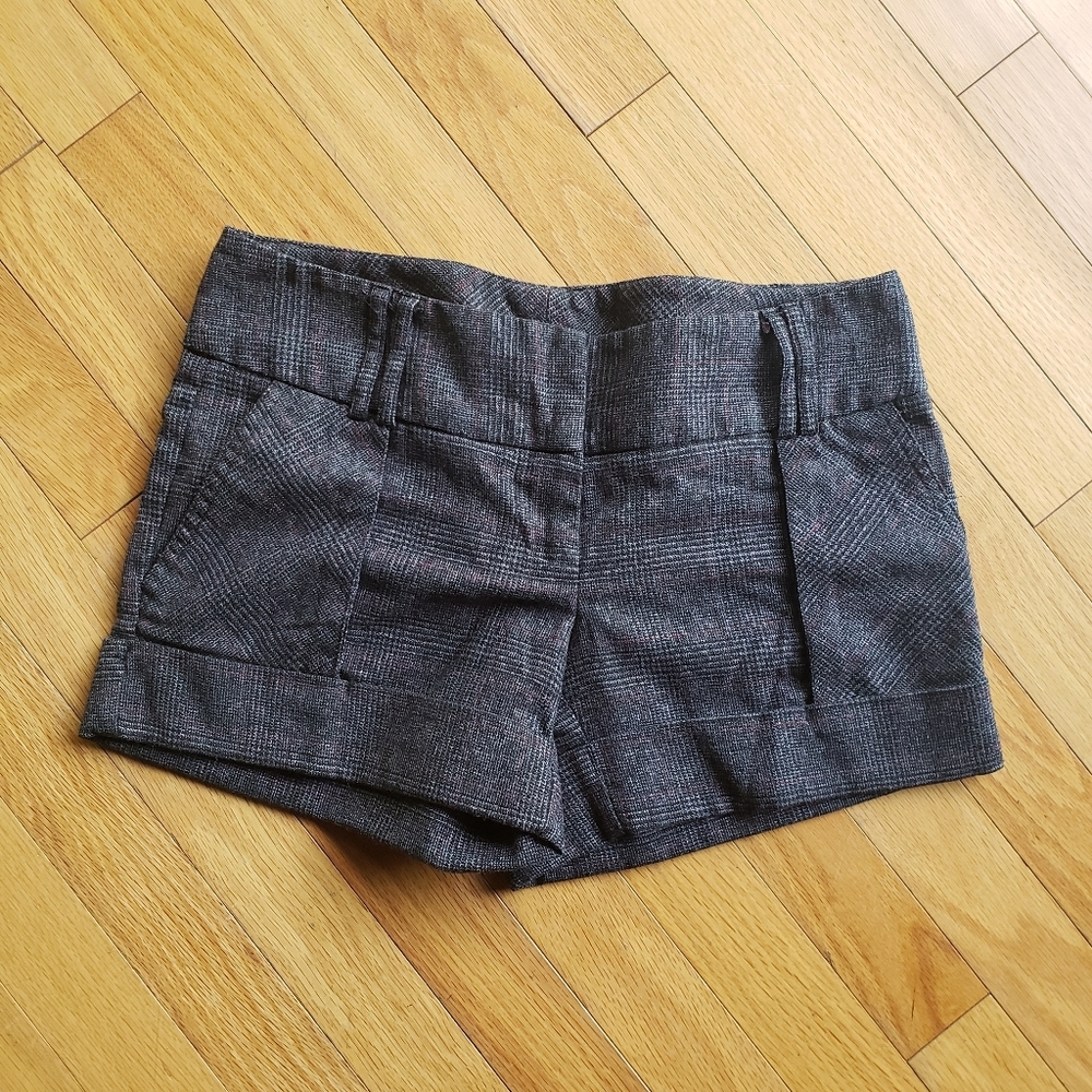 Stoosh plaid shorts